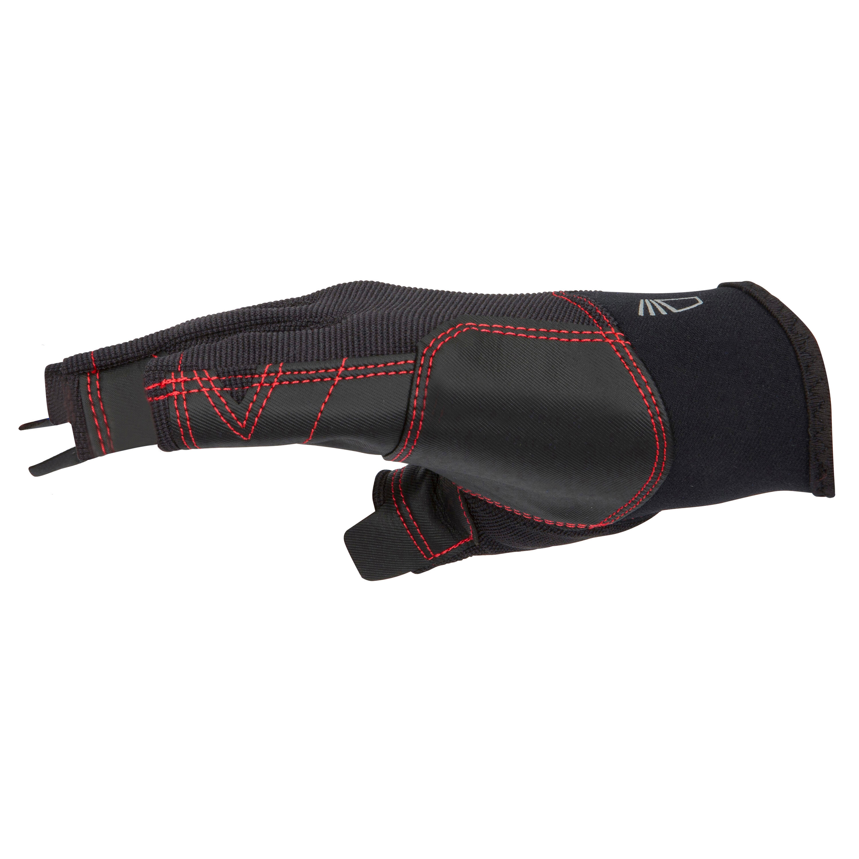 Adult Fingerless Gloves 500 Black