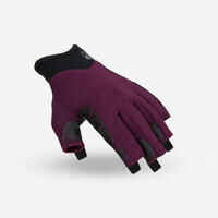 Adult fingerless gloves 500 - purple