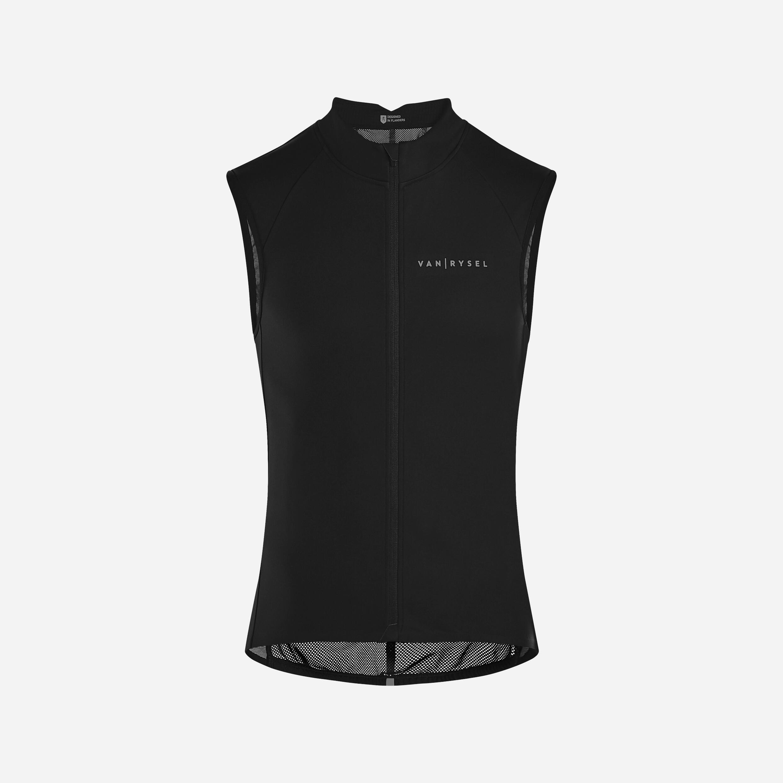 Men's Road Cycling Windproof Gilet Racer - Black 3/10