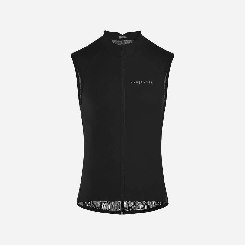 Road Cycling Windproof Gilet Racer - Black