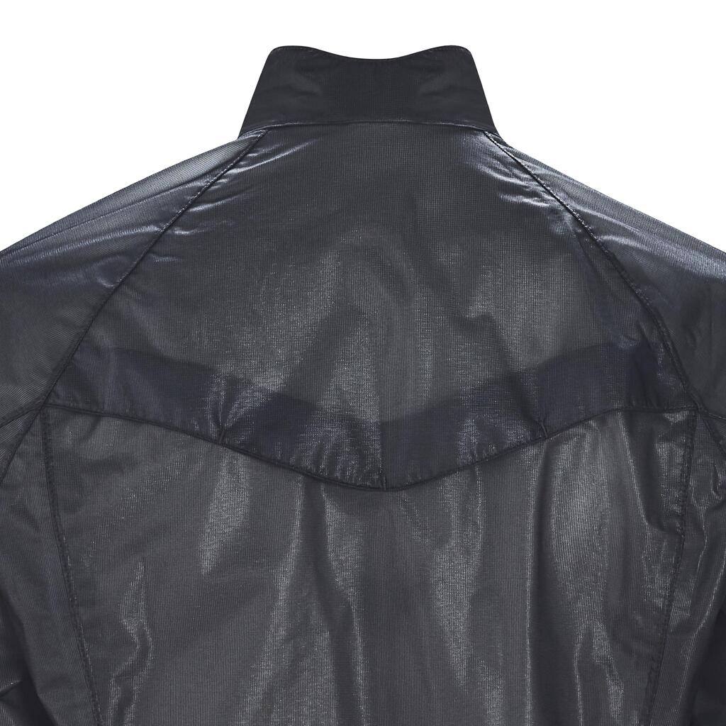 Chaqueta Impermeable CICLISMO MUJER VAN RYSEL UTRALIGHT NEGRO