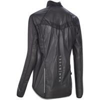 IMPERMEABLE CICLISMO MUJER VAN RYSEL UTRALIGHT NEGRO