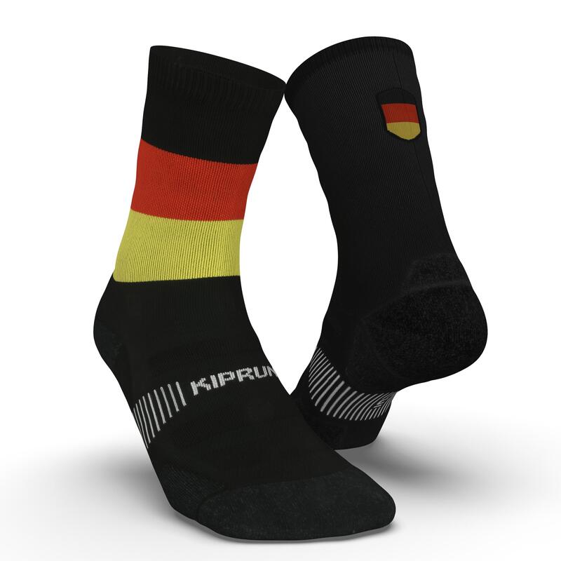 Dikke halfhoge hardloopsokken Run900 Duitsland Limited Edition