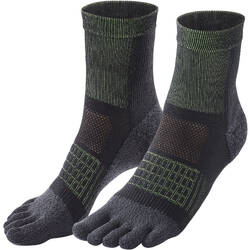 RUNNING 5-FINGER SOCKS - BLACK/YELLOW