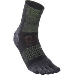 RUNNING 5-FINGER SOCKS - BLACK/YELLOW