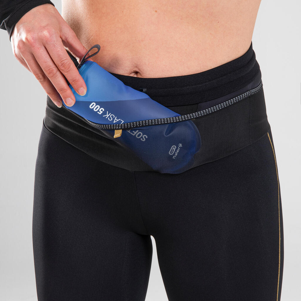 LEGGING DE TRAIL RUNNING 3/4 FEMME EMBOSS
NOIR BRONZE