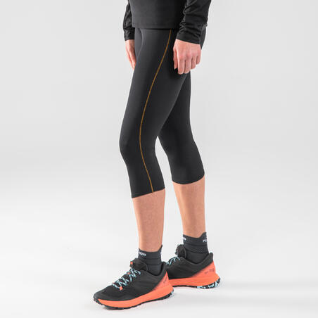 LEGGING DE TRAIL RUNNING 3/4 FEMME EMBOSS
NOIR BRONZE