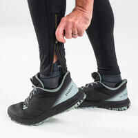 MEN'S TRAIL RUNNING LONG LEGGINGS EMBOSS - BLACK