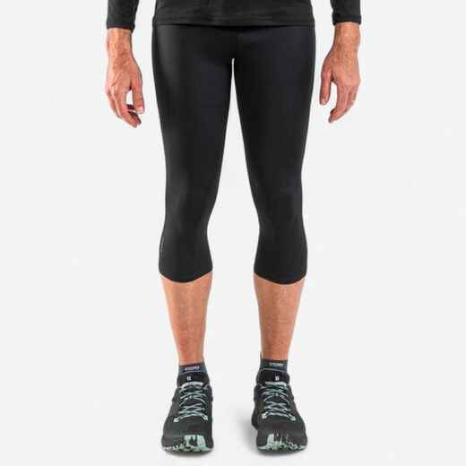 
      Men's Trail Running 3/4 Leggings Emboss - black
  