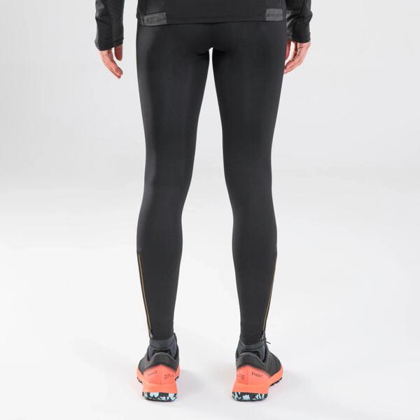 EVADICT Mallas trail running Mujer Emboss Negro Largas