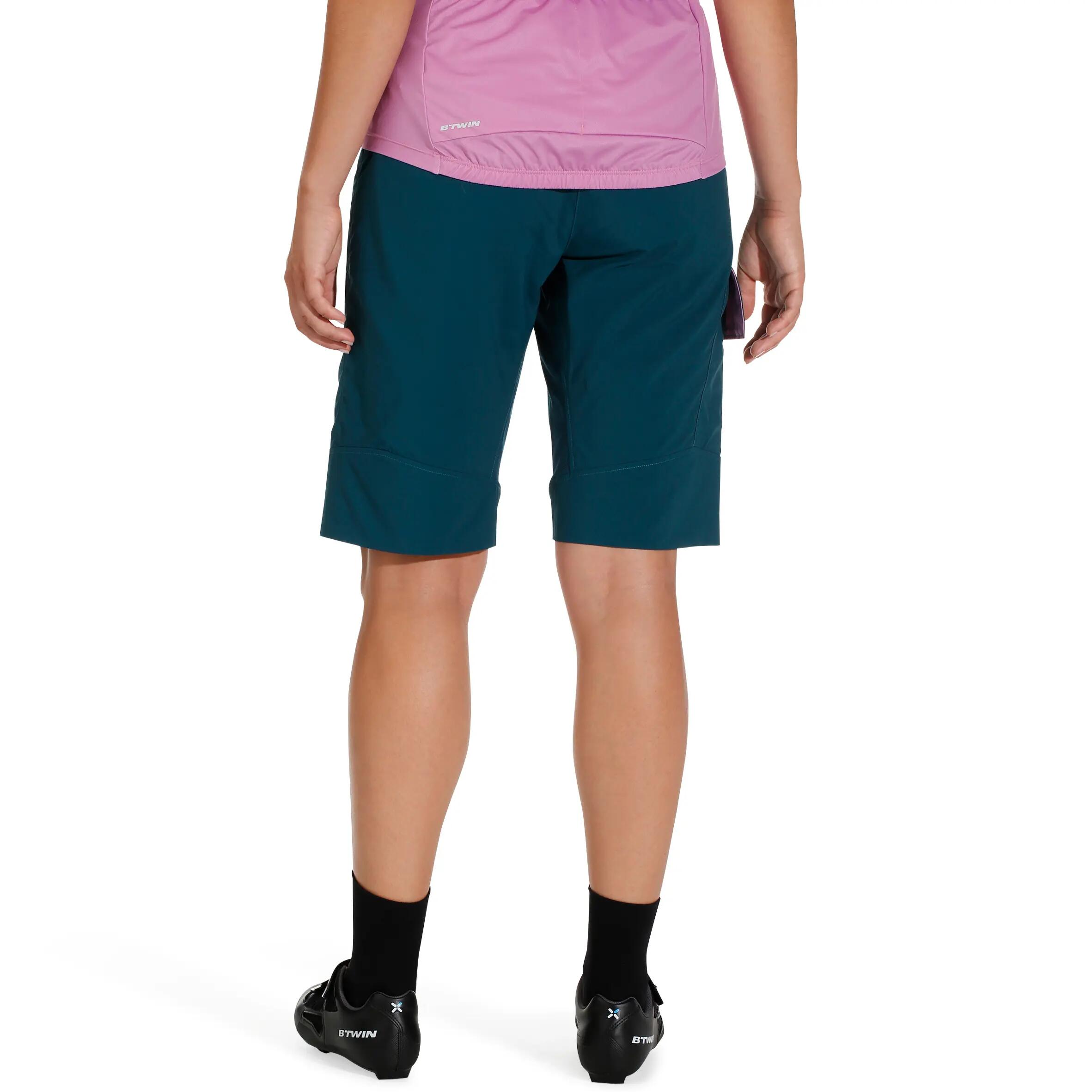 500 Women's Mountain Bike Shorts - Blue 5/12