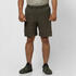 Men Gym Shorts Polyester With Zip Pockets - Khaki Print