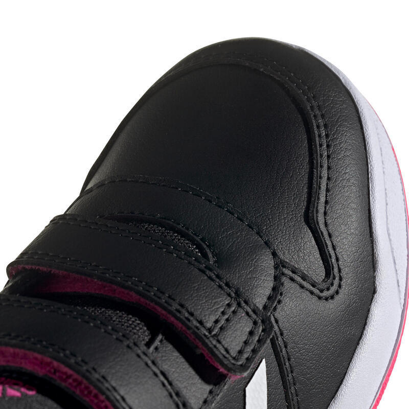 Sneakers met klittenband voor kinderen TENSAUR zwart roze