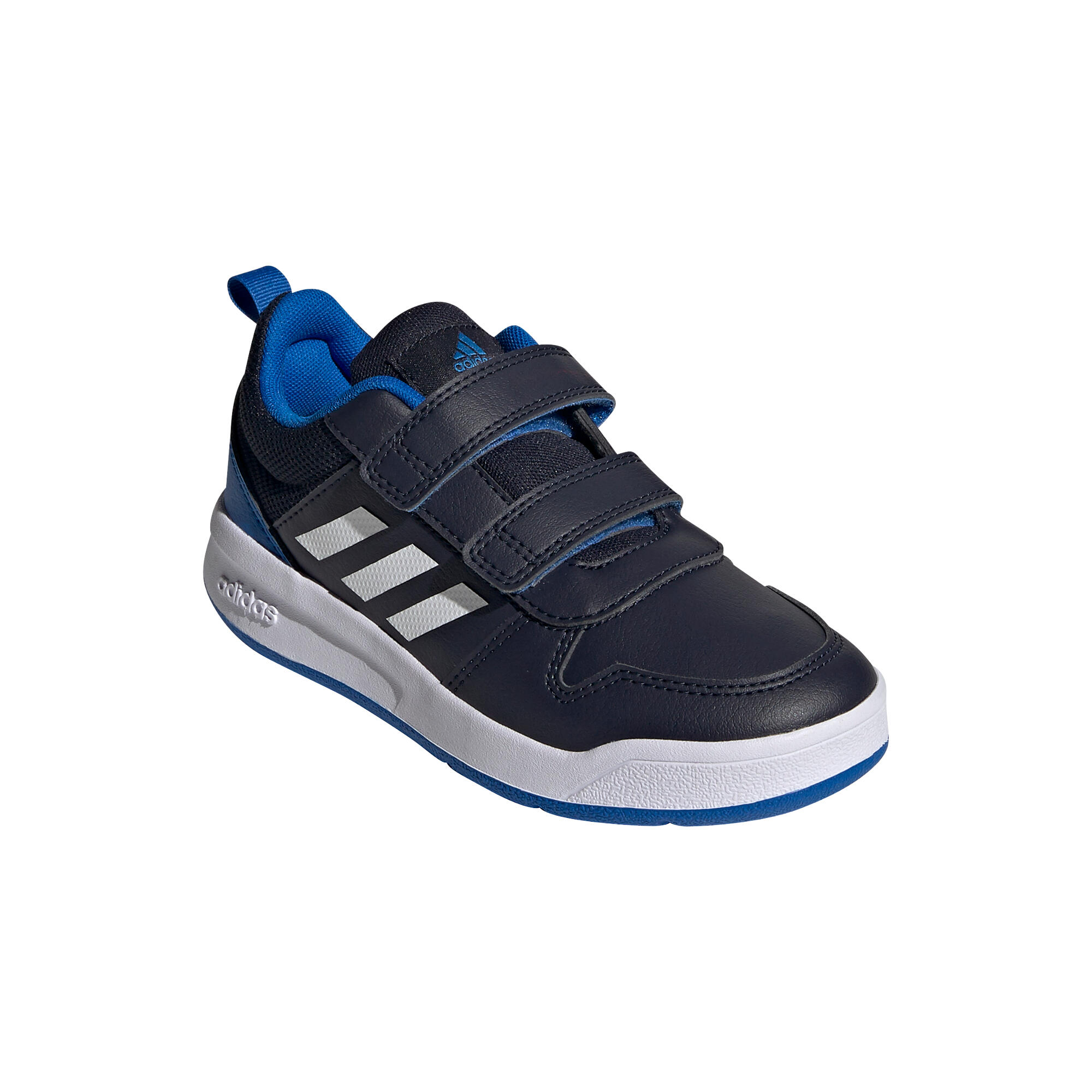 Baskets à scratch enfant - ADIDAS TENSAUR noir/bleu 9/10