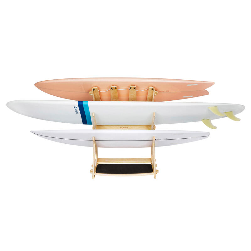 RACK SURF Autoporté pour 3 planches stockage vertical ou horizontal