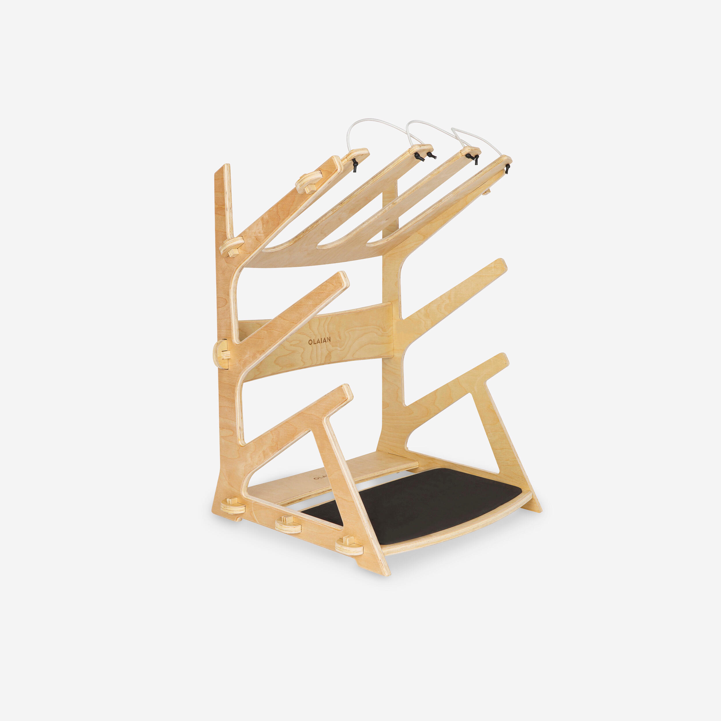 OLAIAN Free-standing SURFBOARD RACK for 3 boards store vertically or horizontally