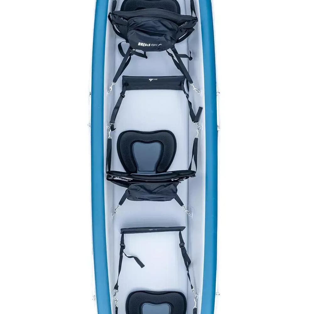 3-PERSON HIGH-PRESSURE INFLATABLE CANOE/KAYAK HYBRID YAKKAIR FULL