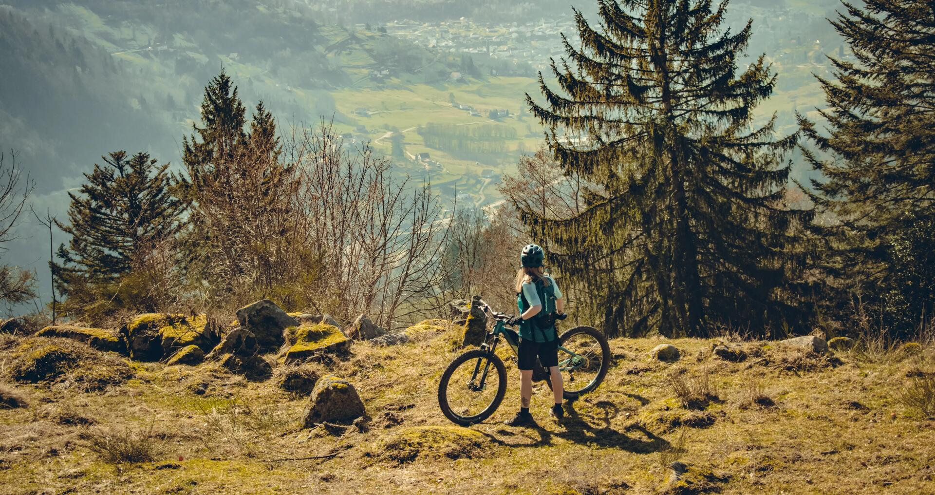 VTT électrique semi-rigide Rockrider 27.5"+ e-ST 900 Turquoise