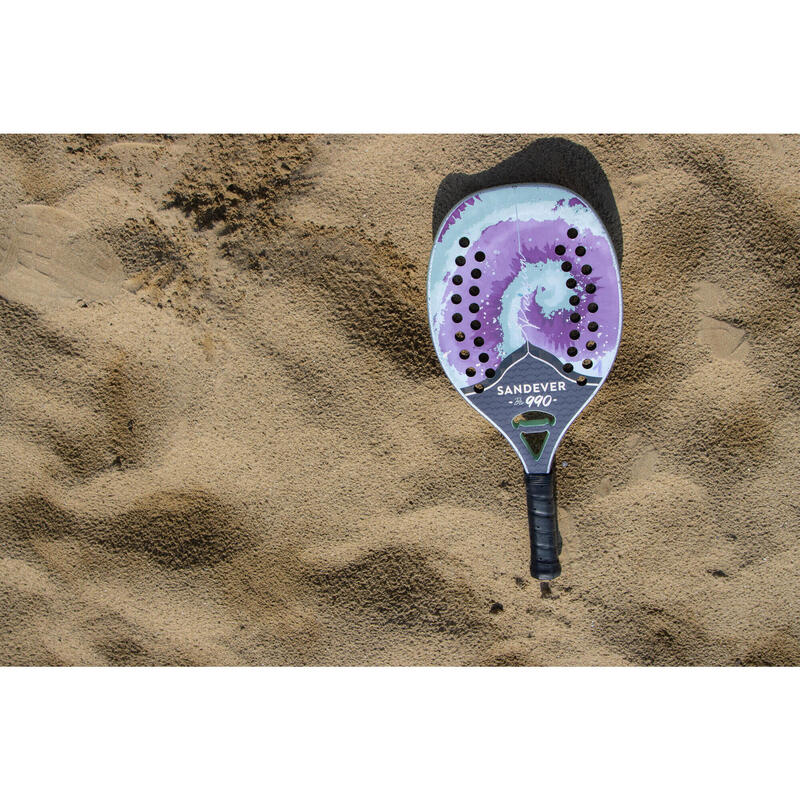 Pala Tenis Playa Sandever BTR 990 Precision W Adulto Violeta/Gris