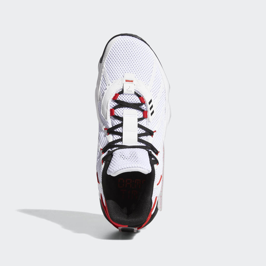 Pánska basketbalová obuv pre pokročilých Adidas Dame 7 biela