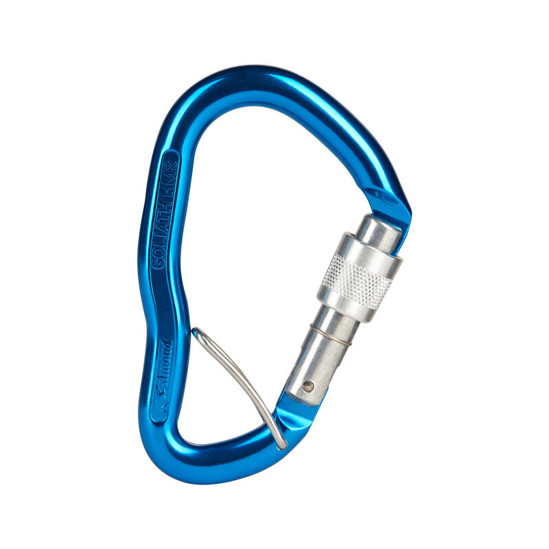 Hms-Schraubkarabiner Blc Goliath Secure blau