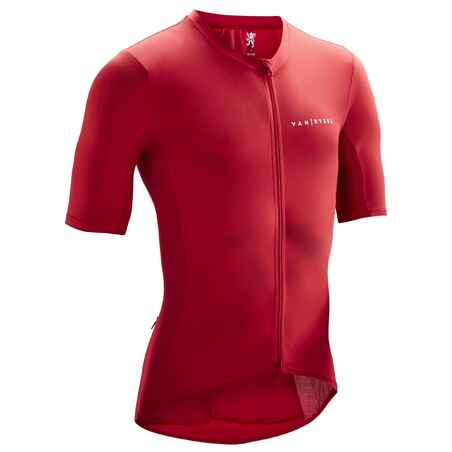 Majica kratkih rukava za cestovni biciklizam Neo Racer muška crvena