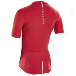 Maillot Vélo Route manches courtes été Homme - NEO-RACER rouge