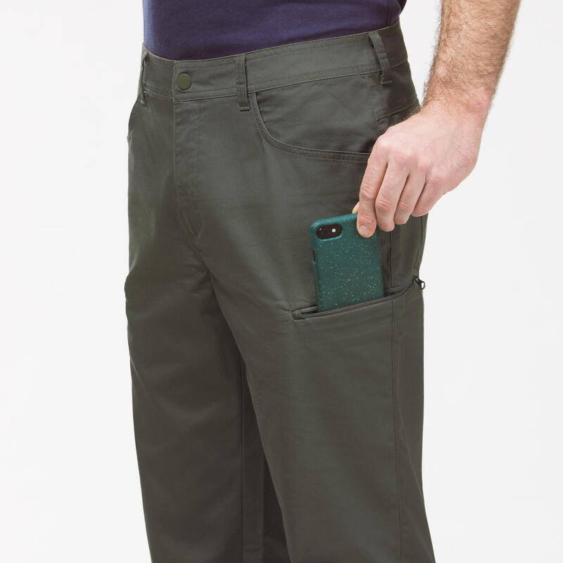 Pantalón de montaña y trekking Hombre Quechua NH500 regular