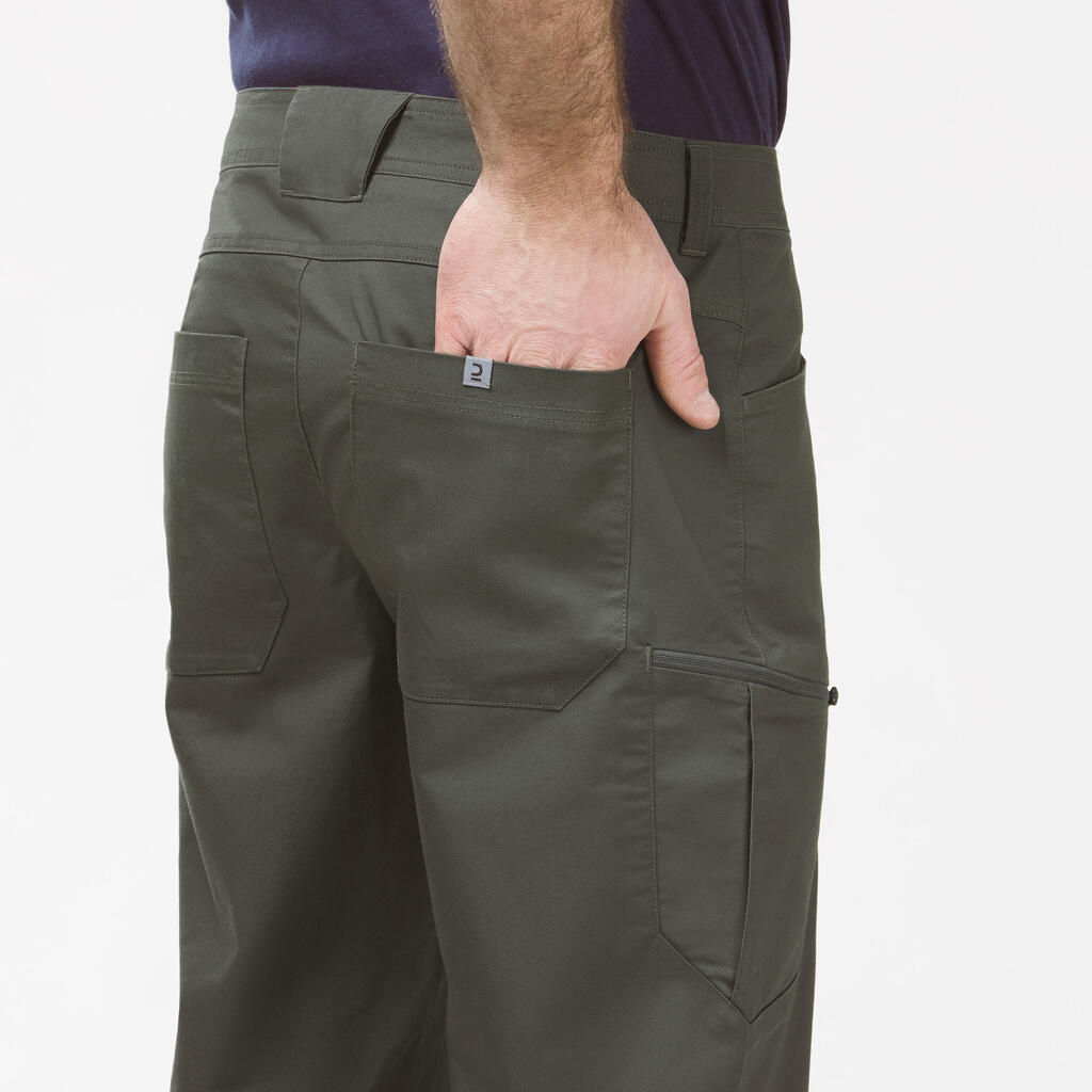 Pantalón de senderismo para Hombre Quechua NH500 verde