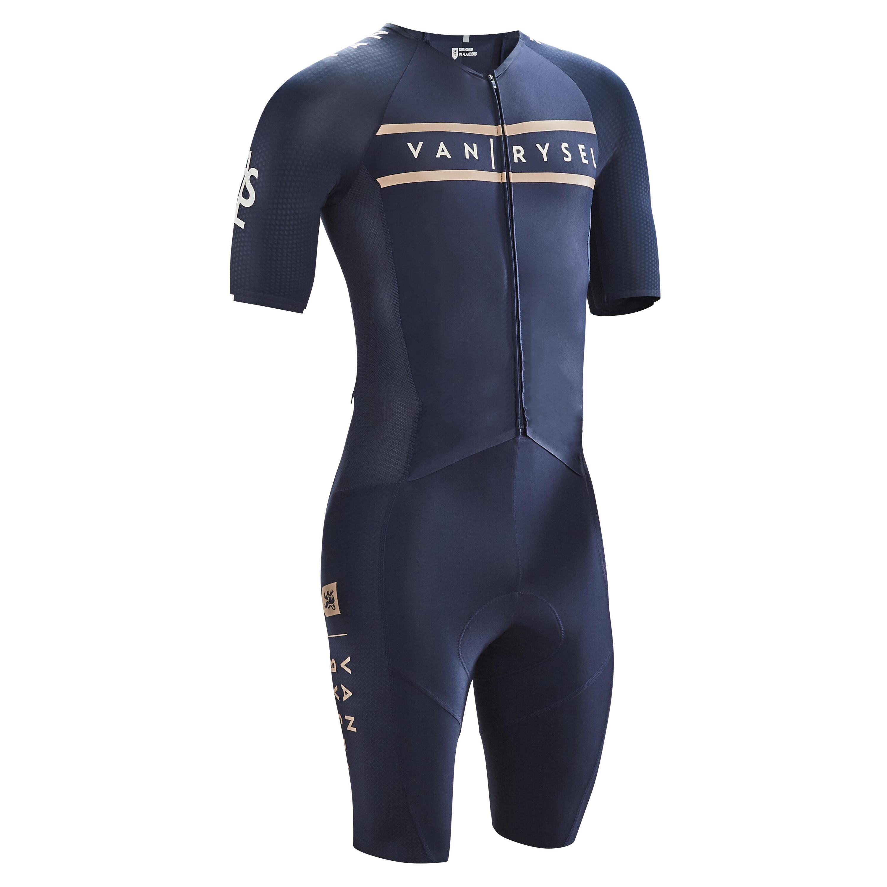 Road Cycling Aerosuit Racer Team - Blue 1/7