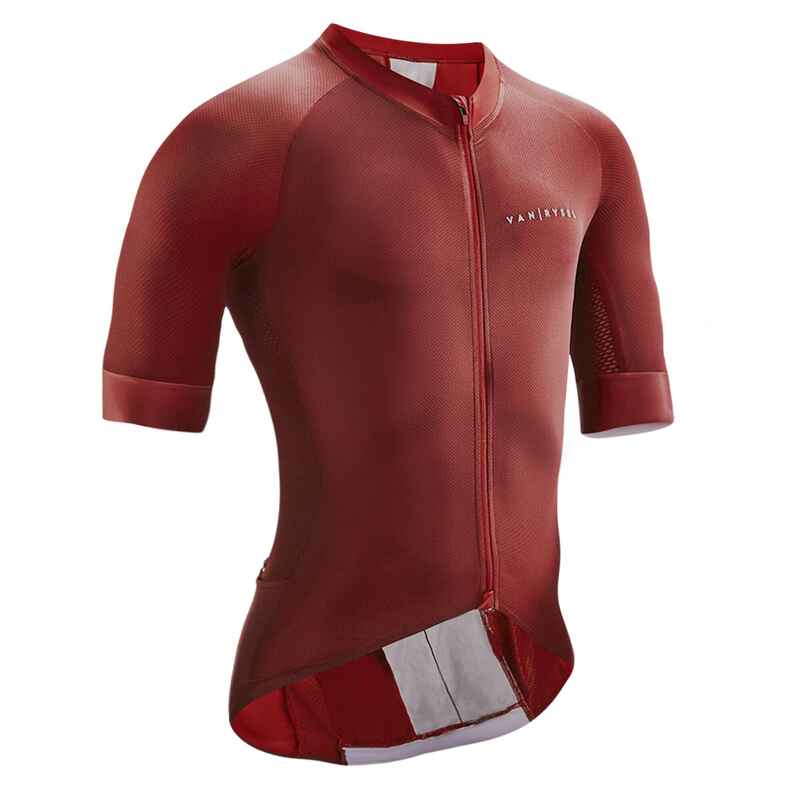 Radtrikot kurzarm Rennrad Endurance Racer Herren dunkelrot Radtrikot kurzarm Rennrad Endurance Racer Herren dunkelrot