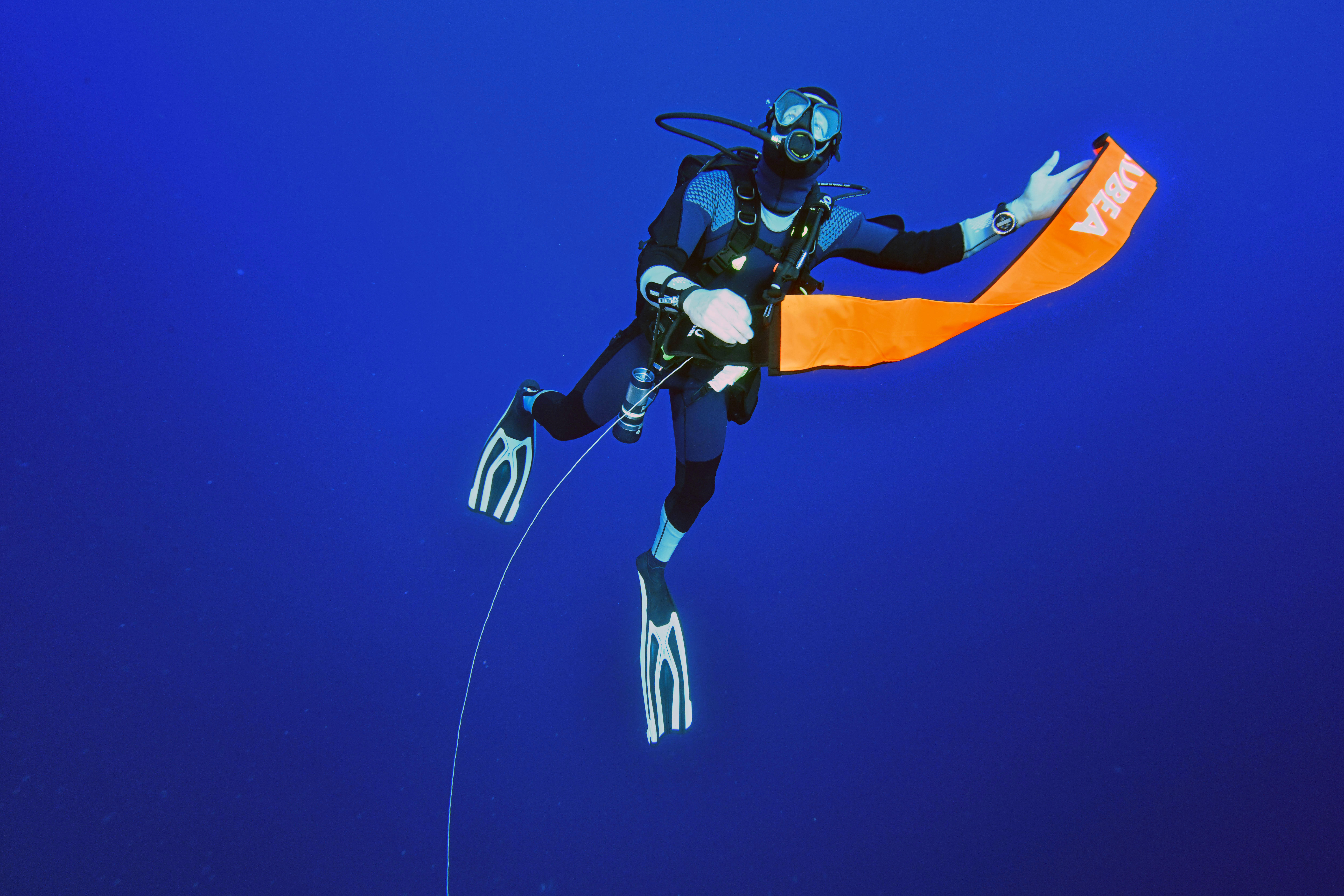 Scuba Diving Surface Marker Buoy Orange