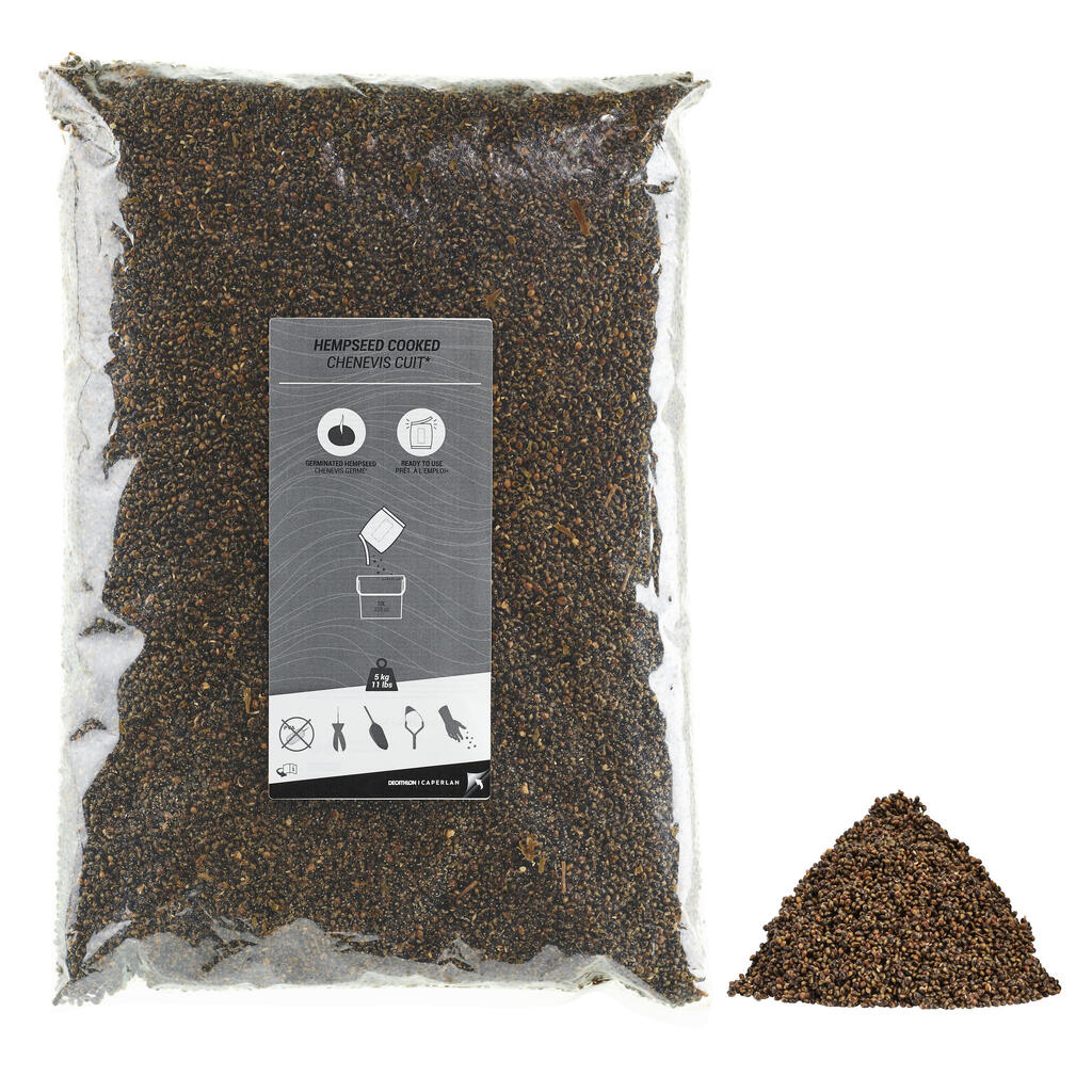 Partikel na lov kapra – konopné semeno (varené) 5 kg vrecko