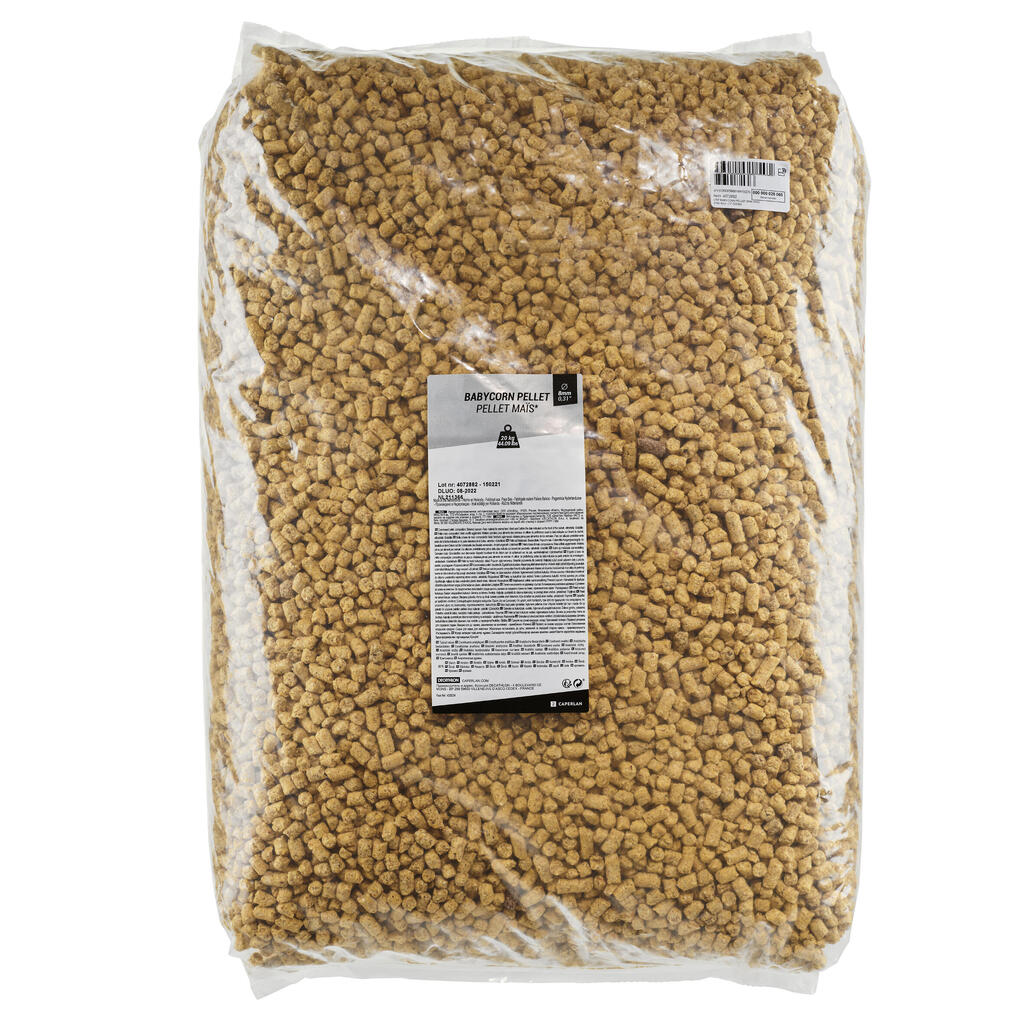 Carp fishing pellets Baby Corn 8 mm 20 kg