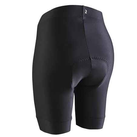 Culotte ciclismo corto mujer Van Rysel 100 negro