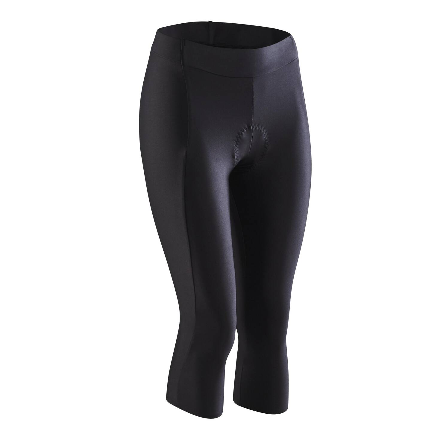 Women's Cycling 3/4 Tights 100 - Black