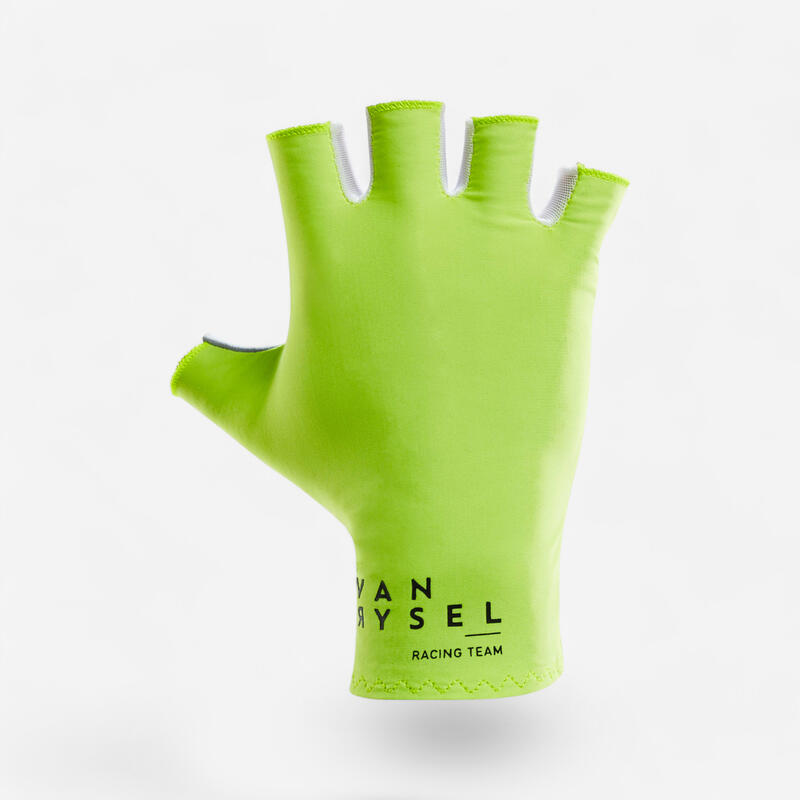 Gants vélo route 900 race  Jaune Fluo