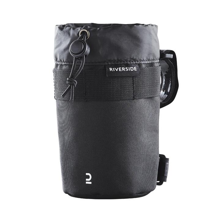 handlebar bag with water bottle holder