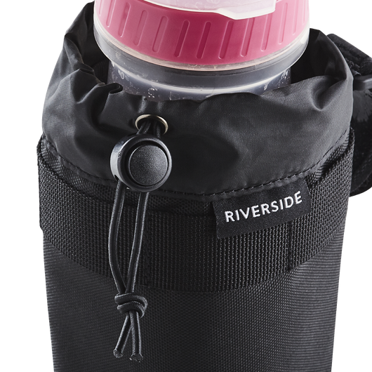 Porte-bidon de cintre de vélo en textile.