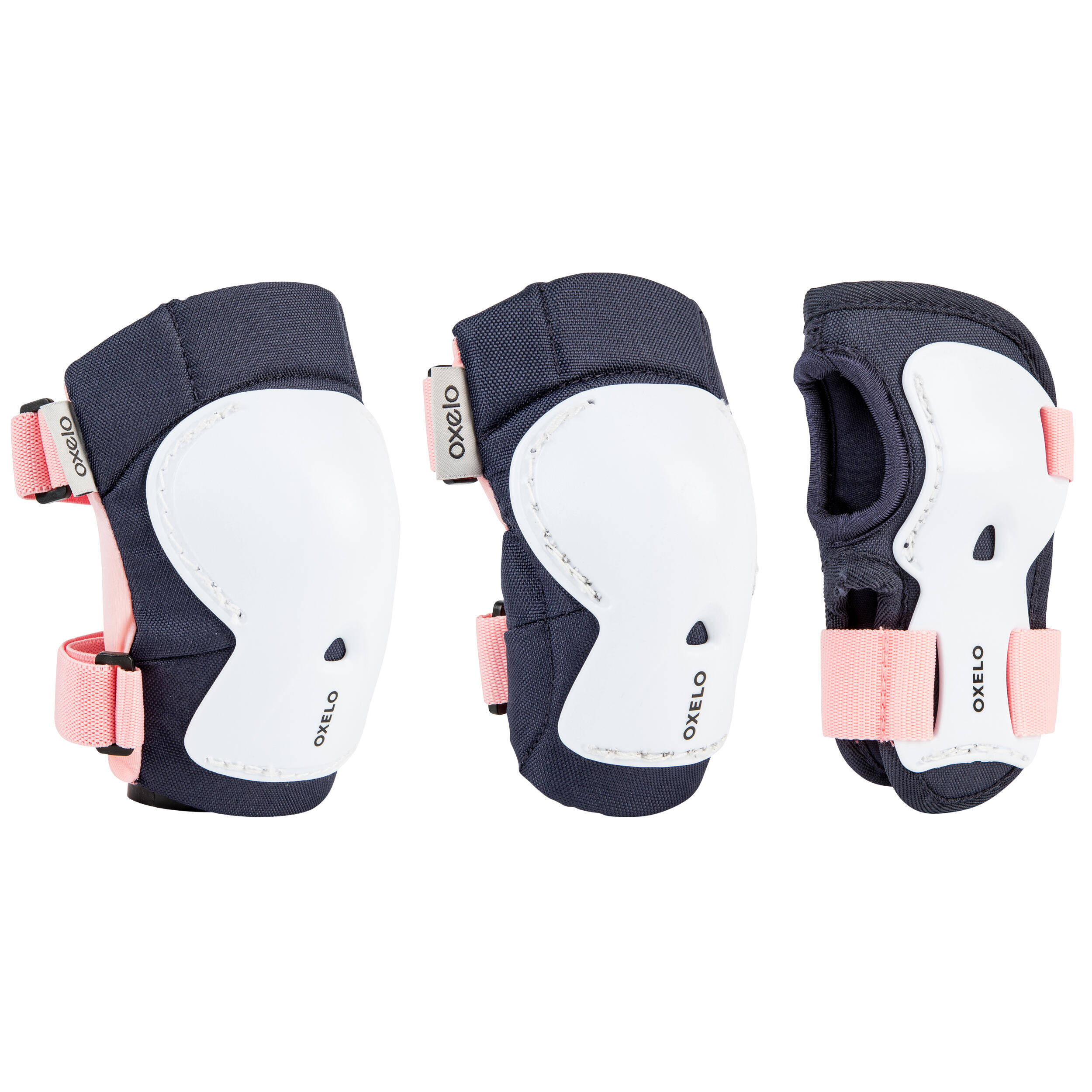 Kids' Skates & Skateboard Protection Kit Bridal Pink -  1