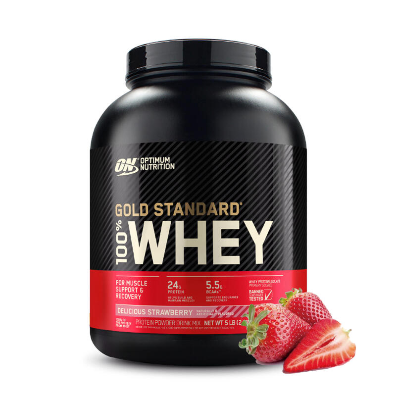 Optimum Gold Standard Whey Protein Tozu - Çilek - 2.2 Kg