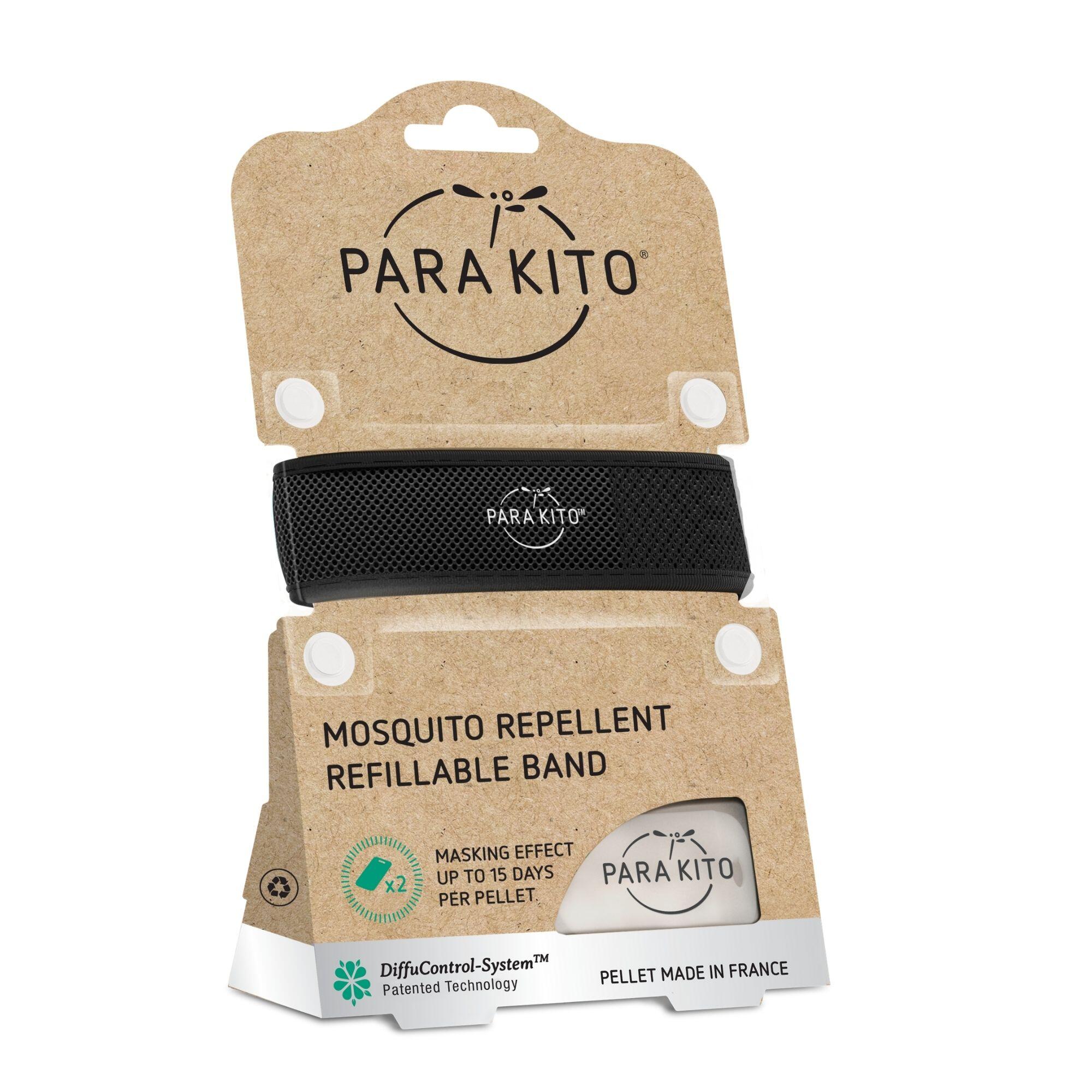 Braccialetto antizanzare per polso o caviglia nero