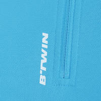 Pagrindiniai plento dviratininko marškinėliai trumpomis rankovėmis, mėlyni