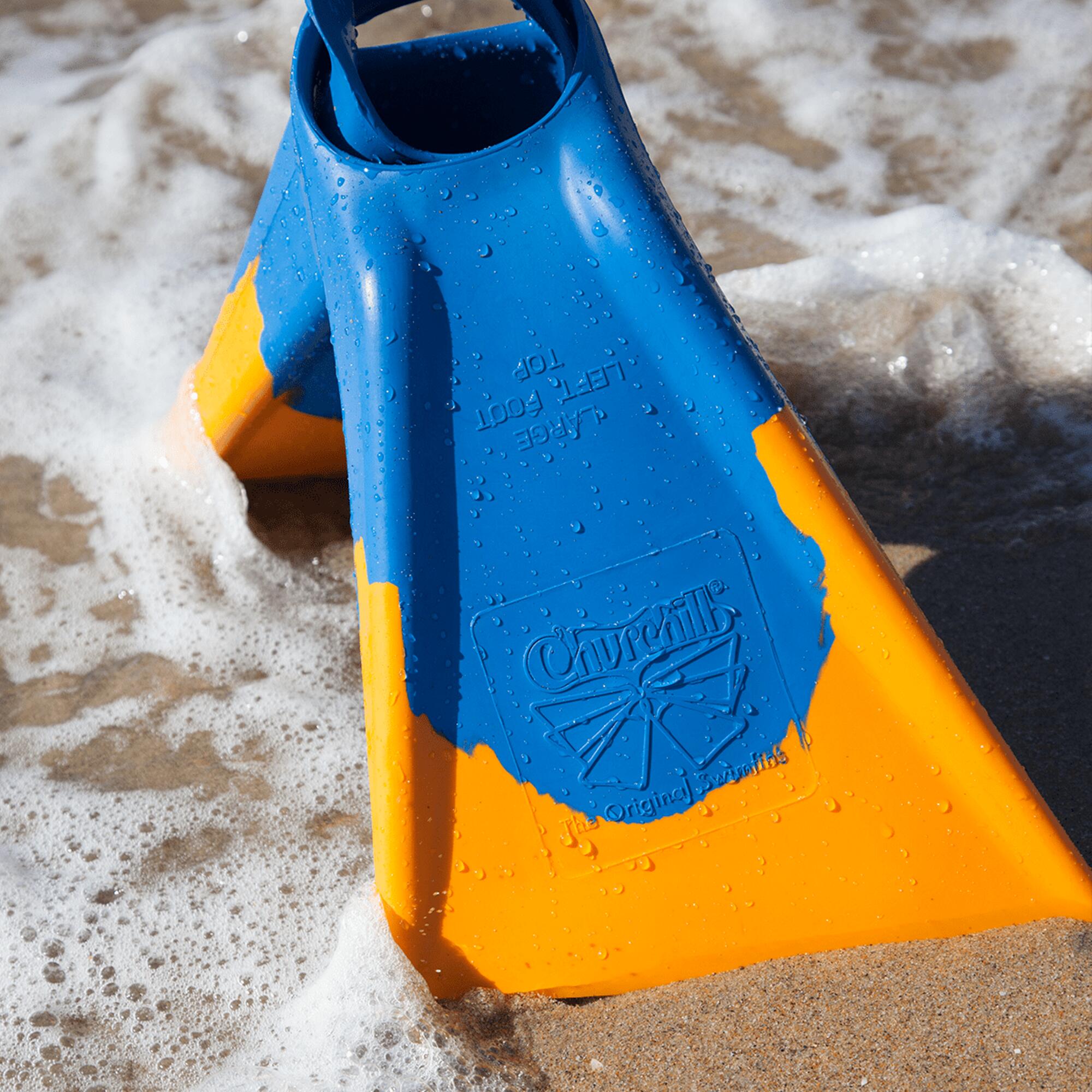Flossen Bodyboard Makapuu orange/blau 5/5