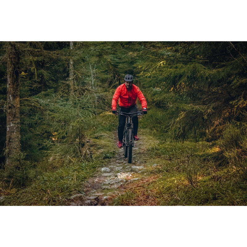 Cyklistická pláštěnka na horské kolo EXPL500 červená