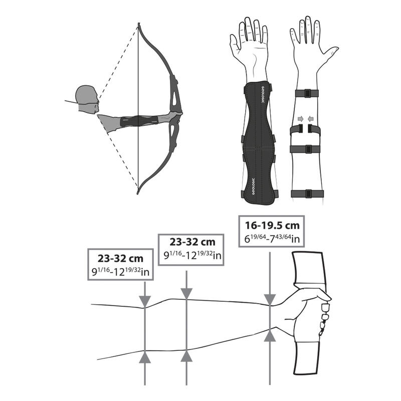 1 Pièce Garde-bras De Tir À L'arc Vert, Protégeant L'avant-bras De La Corde  De L'arc, À Usage De Tir, Mode en ligne
