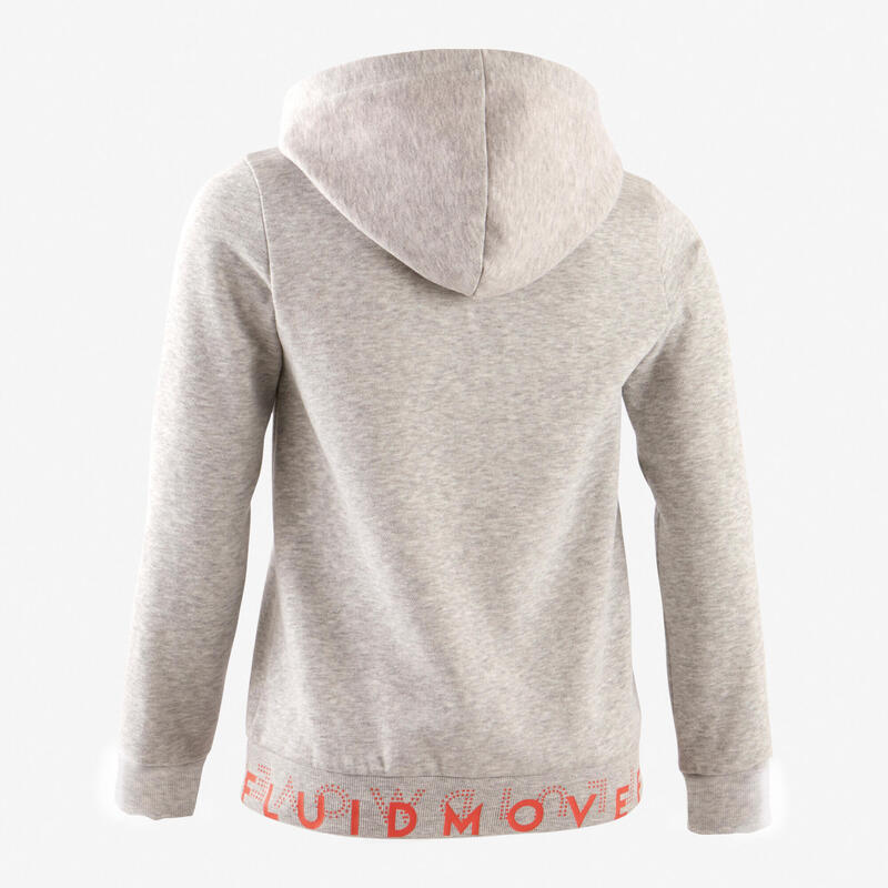 Kapuzenpullover Kinder grau