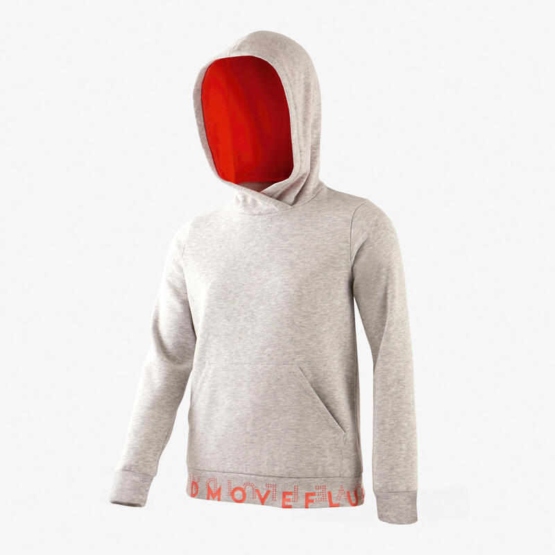 Kapuzenpullover Kinder grau