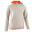 Kapuzenpullover Kinder grau