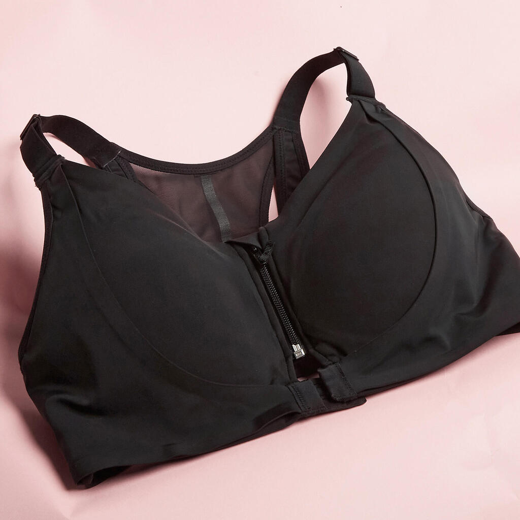 Kokoon+ post-surgery high-support bra for jogging - Black (medical device)